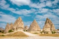 Turkey Cappadocia, Rock Formations in Pasabag Monks Valley, Cappadocia, Turkey Royalty Free Stock Photo