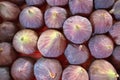 Fresh figs displayed in the market in Turkey Royalty Free Stock Photo