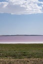 Turkey, Central Anatolia, aerial view, pink, red, algae, Lake Tuz, Tuz Golu, Salt Lake, breathtaking, view, salt, lake, panoramic