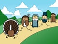 Turkey chase