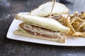 Turkey Club Sandwich Royalty Free Stock Photo