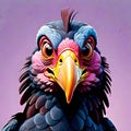 Turkey condor vulture hilarious face portrait