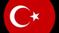 Turkey Flag Transition 4K