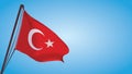 Turkey Flag vector high resolution