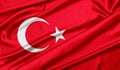 Turkey flag texture background Royalty Free Stock Photo