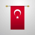 Turkey hanging Flag