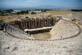 Ancient Stone Theater in Turkey Royalty Free Stock Photo
