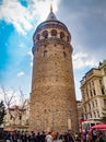Istanbul. Galata Tower. Istanbul historical monuments and culture