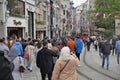 turkey istambul 19 june 2023. Crowded Istiklal street in Taksim, Istanbul,