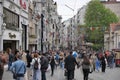turkey istambul 19 june 2023. Crowded Istiklal street in Taksim, Istanbul,