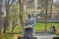 Ataturk founder of Turkish republic sculpture in gulhane park Royalty Free Stock Photo