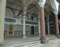 Turkey, Istanbul, Cankurtaran, Topkapi Palace No:1, 34122 Fatih, Kiosk of Kara Mustafa Pasha, colonnade and covered gallery