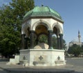 Turkey, Istanbul, Fatih, Sultan Ahmet Park, German Fountain (Alman ?e?mesi) Royalty Free Stock Photo