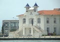 Turkey, Istanbul, ferry from the Kabatas Station to the Prince Islands, Heibeliada island, maritime station building