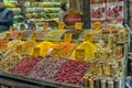 Grand Bazaar, spices and dried herbs Royalty Free Stock Photo