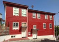 Turkey, Istanbul, 2 Kuyulu Bahce Sk., two-story red wooden house