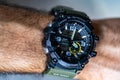 Turkey, Istanbul - October 7, 2017 : CASIO G-SHOCK Mudmaster Series Watch. Fashion Product