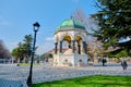 Sultanahmet square and old ancient public fountain established by ottoman empire