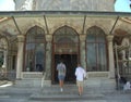 Turkey, Istanbul, Suleymaniye Mah., Hurrem Sultan Turbesi (Hurrem Sultan Tomb), entrance to the mausoleum