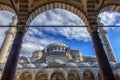 A view of the majestic Suleiman Mosque in Istanbul, Turkey.