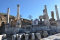 Turkey, Izmir, Bergama in ancient Greek Hellenistic buildings, this is a real civilization, baths Royalty Free Stock Photo