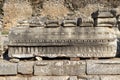 Turkey, Izmir, Ephesus open air museum, water god rostrum