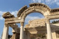 Turkey, Izmir, Ephesus open air museum, water god rostrum