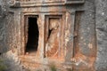 Turkey - Kas - Lycian Rock Tombs - Broken Doors