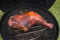 Turkey leg for barbecuing