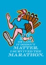 Turkey Marathon Runner Poster