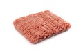 Turkey Mince Meat Isolated, Ground Fresh Fillet, Uncooked Mincemeat