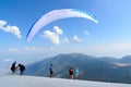 Turkey, Oludeniz, Babadag Mountain, July 30, 2018, paragliding flights