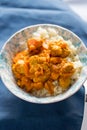 Turkey pumpkin curry with rice