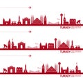 Turkey travel destination vector illustration Royalty Free Stock Photo