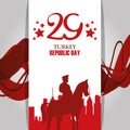 Turkey republic day, national celebration event freedom