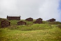 Turkey, Rize, Sal Plateau, Plateau Wooden Houses