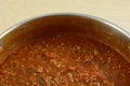 Turkey spaghetti sauce Royalty Free Stock Photo