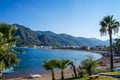 Turkey. Summer 2015. Marmaris city beach Royalty Free Stock Photo