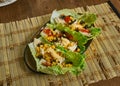 Turkey Taco Lettuce Wraps Royalty Free Stock Photo