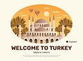 Turkey Travel Poster