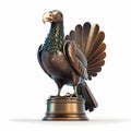 Gold Turkey Trophy. Generative AI