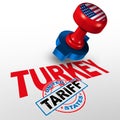 Turkey United States Tariff Royalty Free Stock Photo