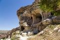 Turkey, Urgup. Caves, carved into the rock Royalty Free Stock Photo