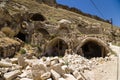 Turkey, Urgup. Houses - caves of the old town Royalty Free Stock Photo