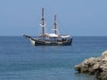 Traditional style turkish promenade yacht