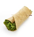 Turkey Wrap Sandwich Royalty Free Stock Photo