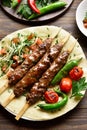 Turkish Adana Kebab Royalty Free Stock Photo