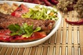 Turkish Adana Kebab Royalty Free Stock Photo