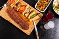 Turkish Adana / Urfa Kebap stock photo Royalty Free Stock Photo