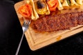 Turkish Adana / Urfa Kebap stock photo Royalty Free Stock Photo